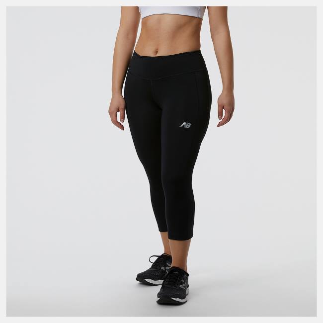 New Balance Accelerate Capri Leggings Dam Svarta | NB571BML