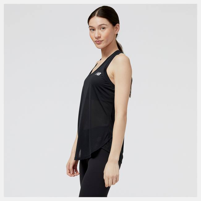 New Balance Accelerate Tank T-shirt Dam Svarta | NB260KFR