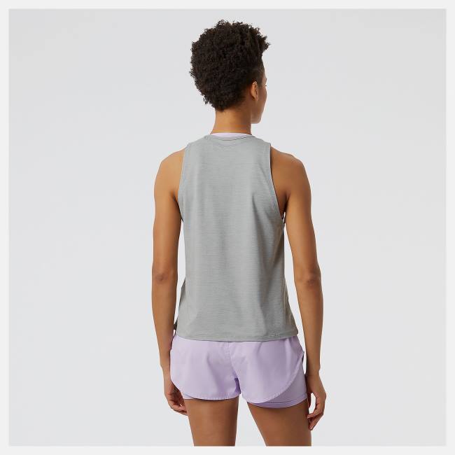 New Balance Achiever Tank T-shirt Dam Grå | NB791EKS