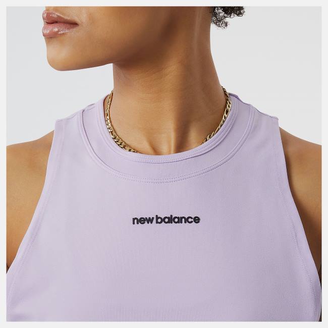 New Balance Achiever Tank T-shirt Dam Lila | NB016OZK