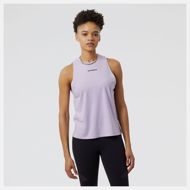 New Balance Achiever Tank T-shirt Dam Lila | NB016OZK