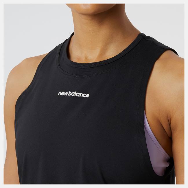 New Balance Achiever Tank T-shirt Dam Svarta | NB835WDH