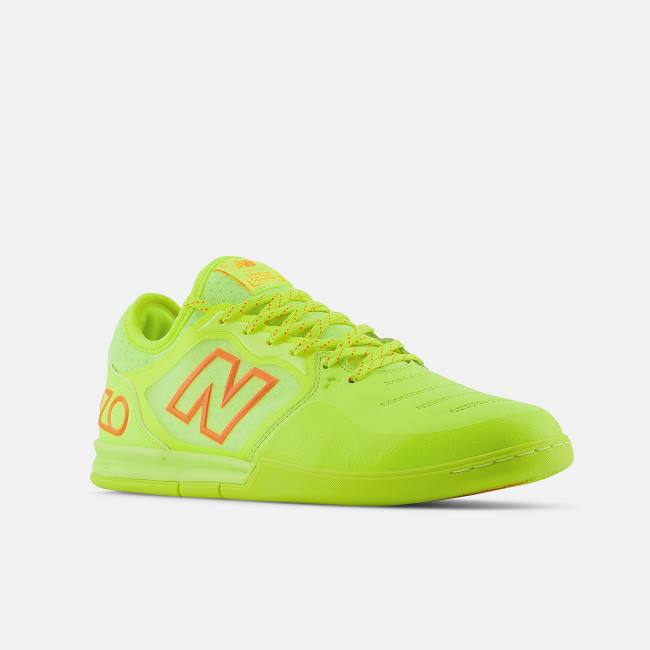 New Balance Audazo v5+ Pro IN Fotbollsskor Dam Orange Ljusgröna | NB759JRV