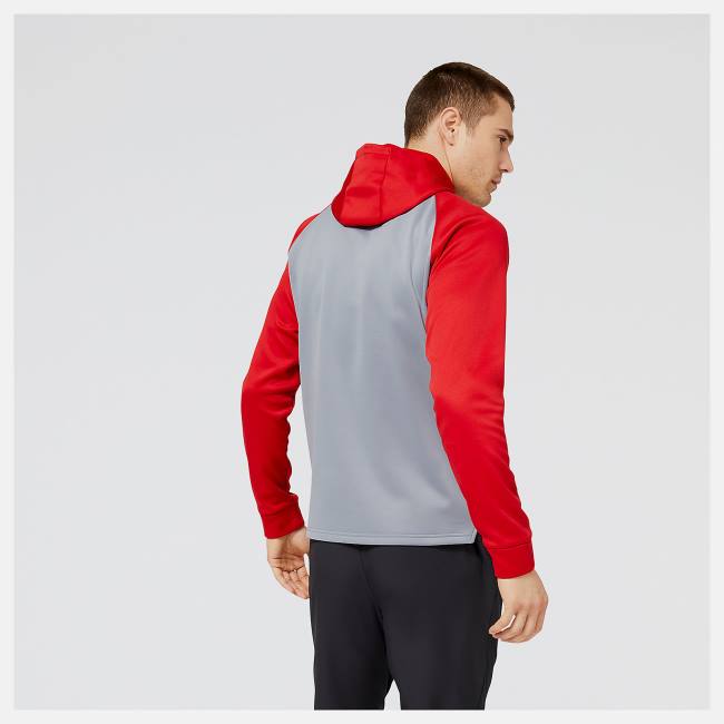 New Balance Baseball Pull Over Hoodie Herr Röda | NB189CEW