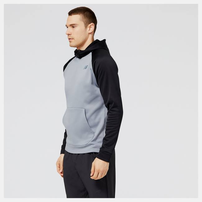 New Balance Baseball Pull Over Hoodie Herr Svarta | NB723NXV