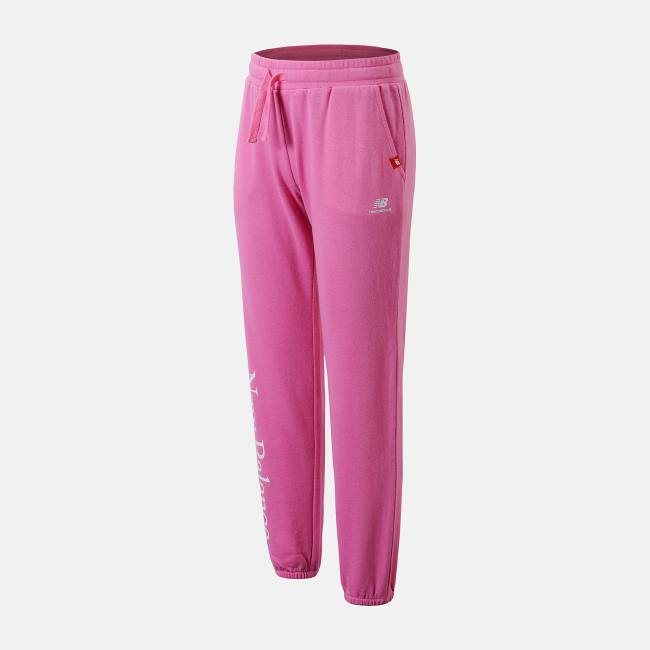 New Balance Core Jogger Girls Byxor Barn Rosa | NB657KWF