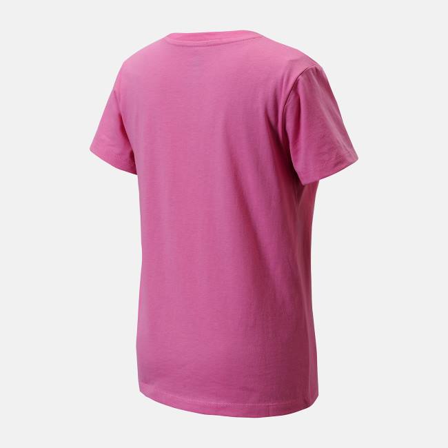 New Balance Essentials Celebrate Tee Girls T-shirt Barn Rosa | NB319MGK