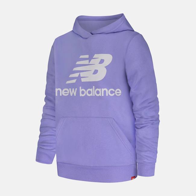 New Balance Essentials Girls Hoodie Barn Lila | NB026MBD