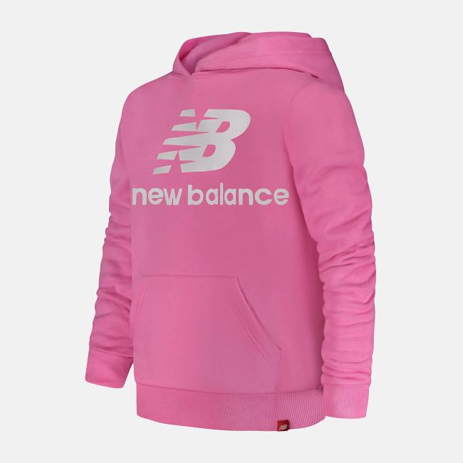 New Balance Essentials Girls Hoodie Barn Rosa | NB123DVB