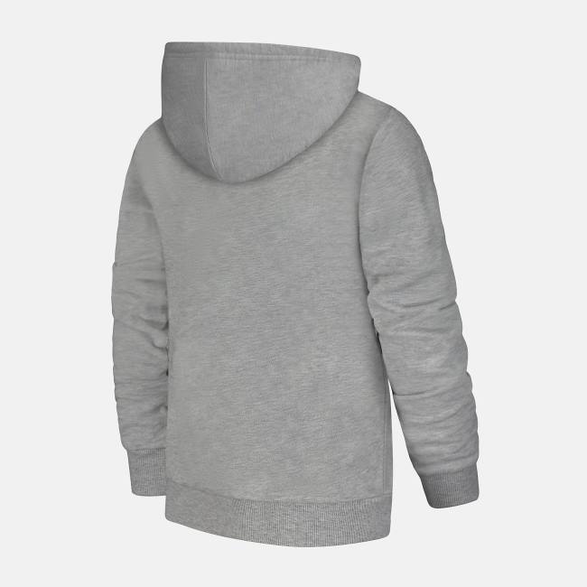 New Balance Essentials Girls Hoodie Barn Grå | NB978UBJ