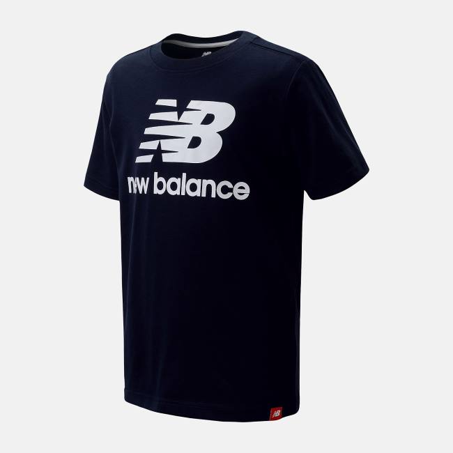 New Balance Essentials Tee Boys T-shirt Barn Marinblå | NB943HCJ