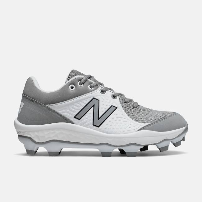 New Balance Fresh Foam 3000 v5 Molded Baseball Skor Herr Grå Vita | NB270LAS