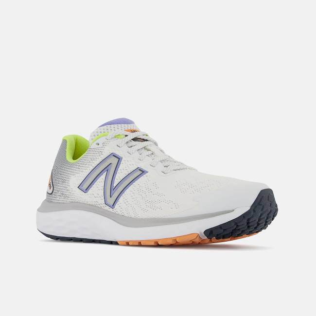 New Balance Fresh Foam 680v7 Löparskor Dam Vita Ljusgrå Lila | NB580MTI