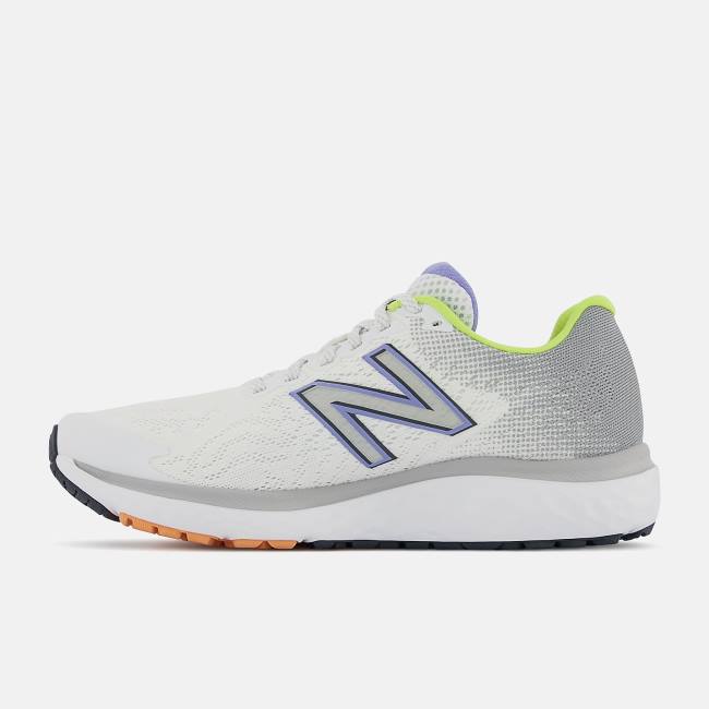 New Balance Fresh Foam 680v7 Löparskor Dam Vita Ljusgrå Lila | NB580MTI