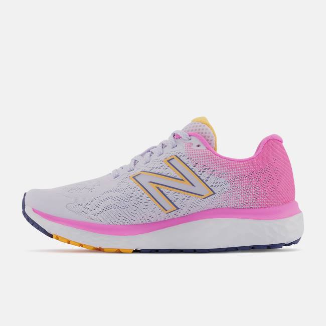 New Balance Fresh Foam 680v7 Löparskor Dam Rosa Blå | NB598URJ