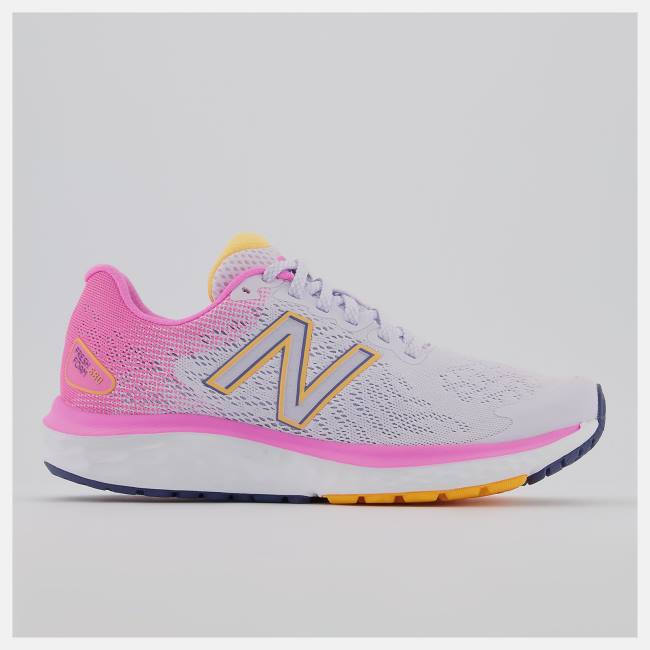 New Balance Fresh Foam 680v7 Löparskor Dam Rosa Blå | NB598URJ