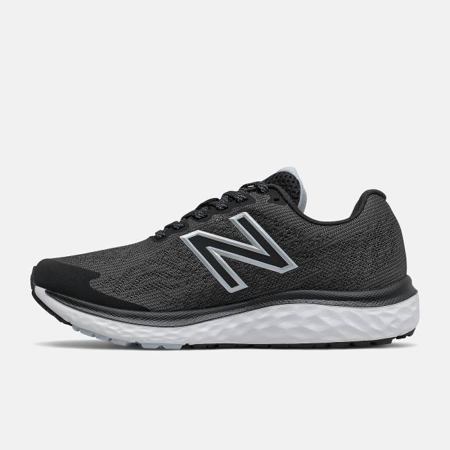 New Balance Fresh Foam 680v7 Löparskor Dam Svarta Vita | NB632GUS