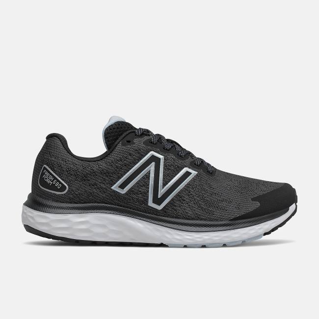 New Balance Fresh Foam 680v7 Löparskor Dam Svarta Vita | NB632GUS