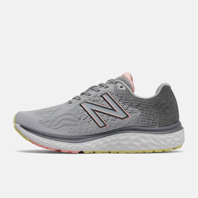 New Balance Fresh Foam 680v7 Löparskor Dam Silver Vita Mintgröna | NB852OVA