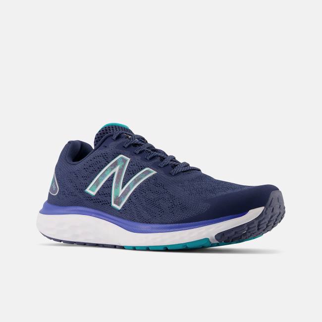 New Balance Fresh Foam 680v7 Löparskor Herr Beige Indigo Mörkblå Turkos | NB054GWP