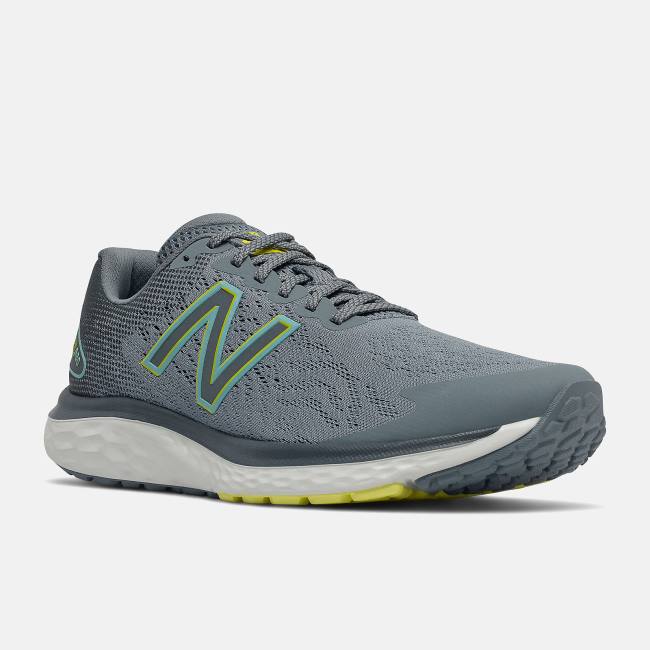 New Balance Fresh Foam 680v7 Löparskor Herr Grå Blå Ljus | NB157NRC