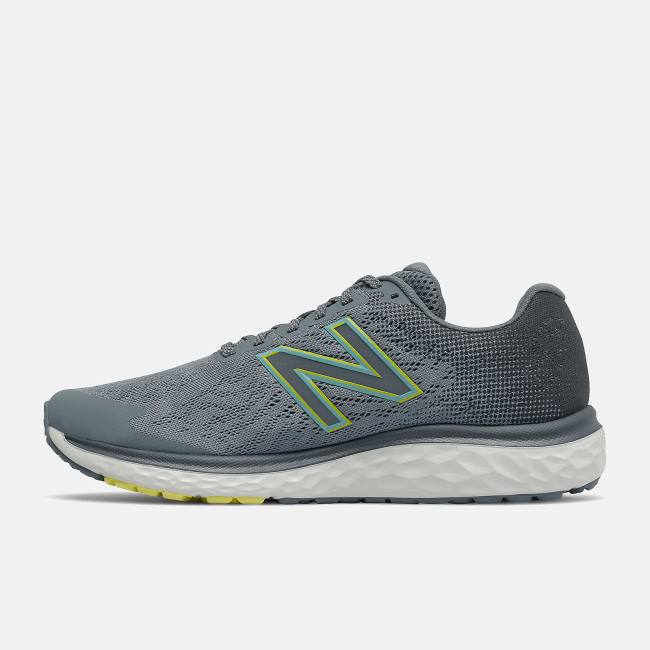 New Balance Fresh Foam 680v7 Löparskor Herr Grå Blå Ljus | NB157NRC