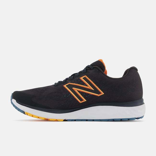 New Balance Fresh Foam 680v7 Löparskor Herr Svarta Orange Aprikos | NB176IJM