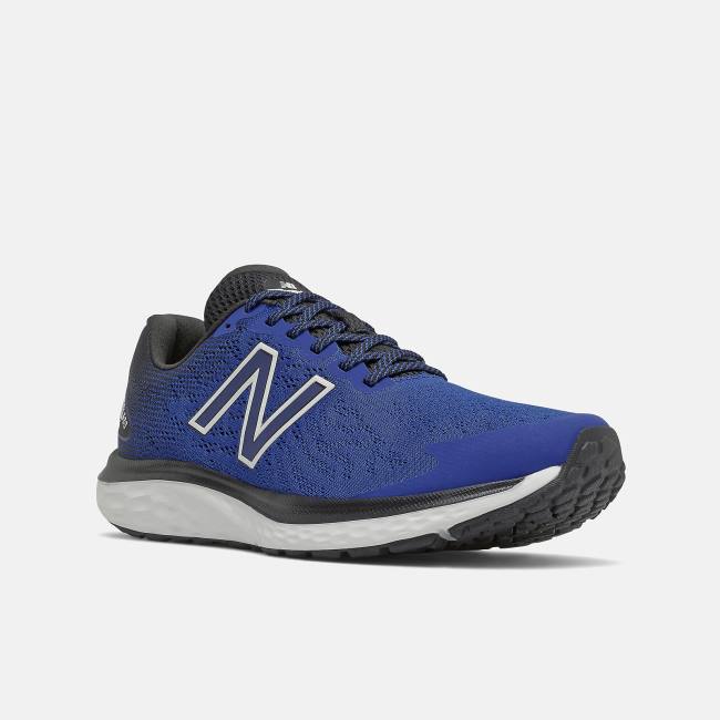 New Balance Fresh Foam 680v7 Löparskor Herr Kungsblått Svarta Vita | NB528BGY