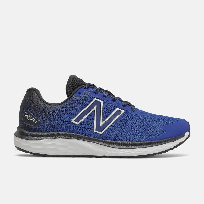 New Balance Fresh Foam 680v7 Löparskor Herr Kungsblått Svarta Vita | NB528BGY