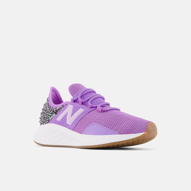 New Balance Fresh Foam Roav Löparskor Barn Lila Ljusmintgröna Svarta | NB630TGY