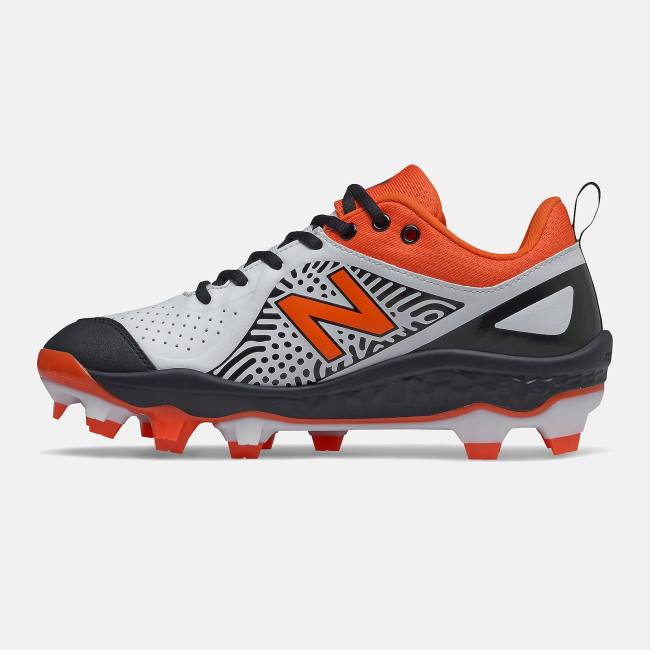 New Balance Fresh Foam Velo v2 Molded Baseball Skor Dam Svarta Orange Vita | NB729PBL