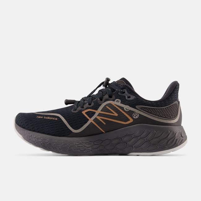 New Balance Fresh Foam X 1080v12 Permafrost Löparskor Dam Svarta Koppar Metal | NB041MPO