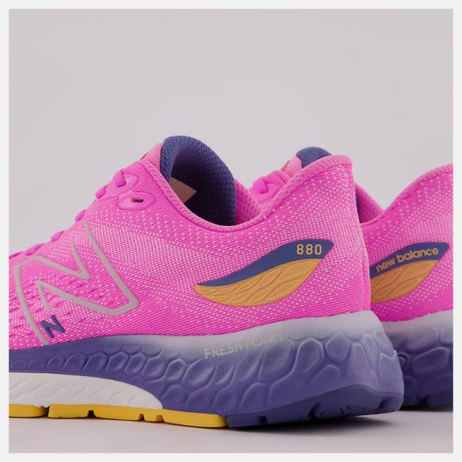 New Balance Fresh Foam X 880v12 Löparskor Dam Rosa Aprikos Blå | NB297FIH