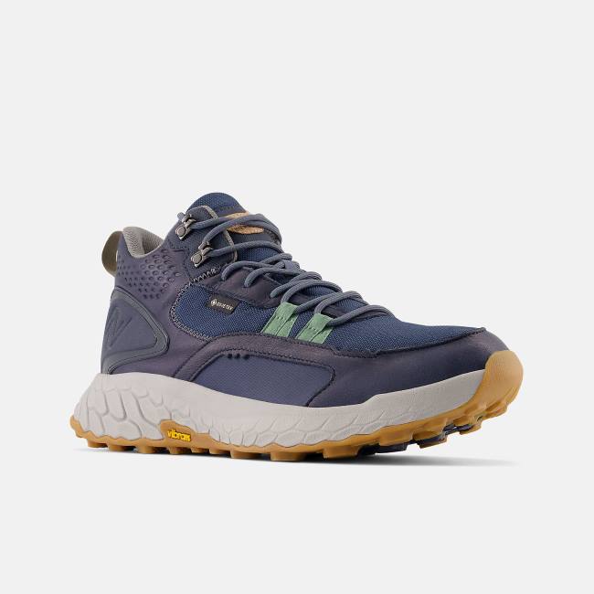 New Balance Fresh Foam X Hierro Mid GTX Vandringsskor Herr Beige Indigo | NB248OYH