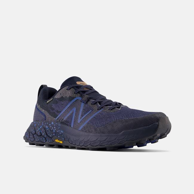 New Balance Fresh Foam X Hierro v7 GTX Vandringsskor Herr Blå Beige Indigo | NB504PEI