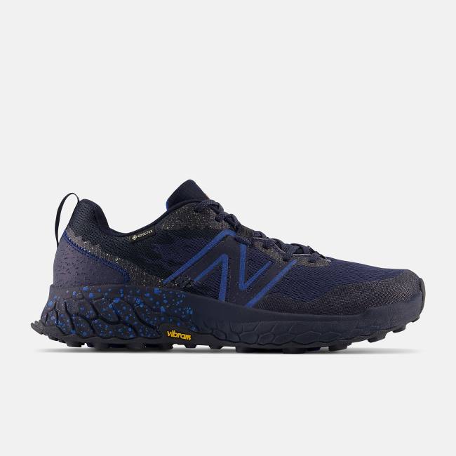 New Balance Fresh Foam X Hierro v7 GTX Vandringsskor Herr Blå Beige Indigo | NB504PEI