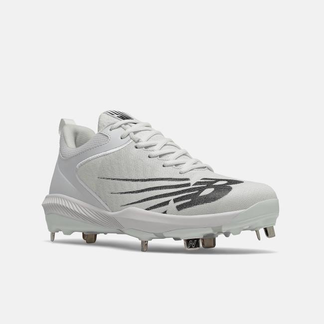 New Balance FuelCell 4040 v6 Metal Baseball Skor Herr Vita Svarta | NB698CFV