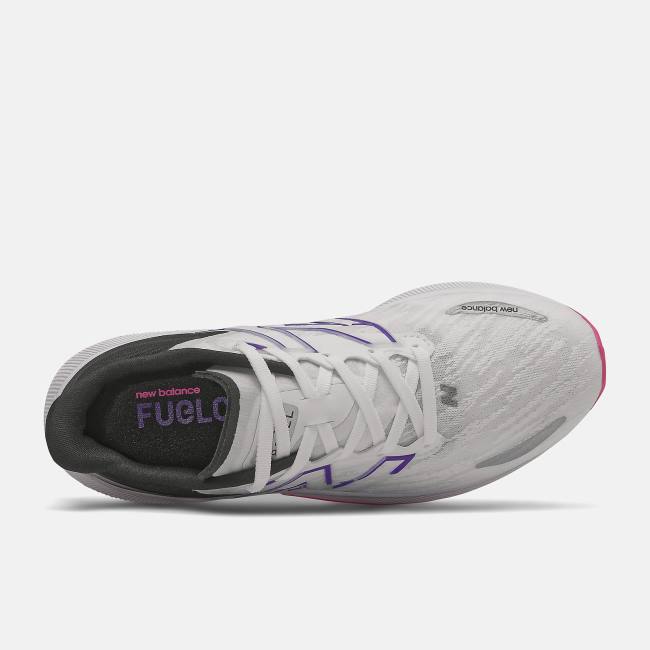 New Balance FuelCell Propel V3 Löparskor Dam Vita Rosa Mörklila | NB457EHN