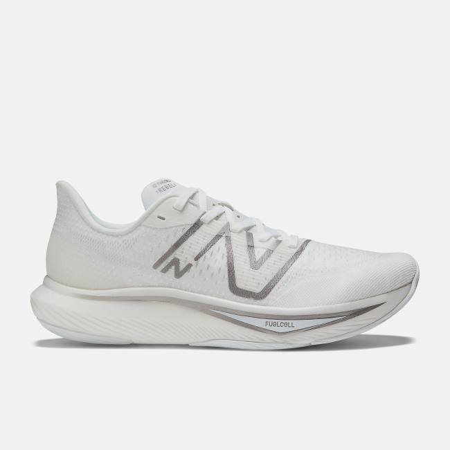 New Balance FuelCell Rebel v3 Löparskor Herr Vita Mörksilver Metal Ljussilver Metal | NB764NRD