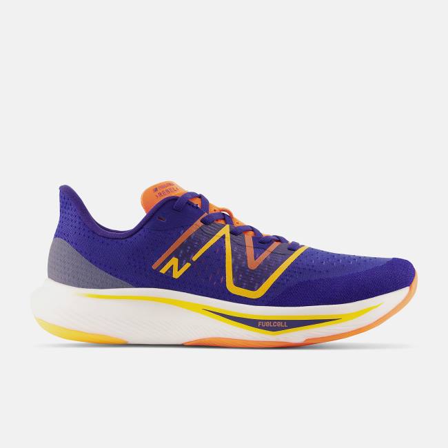 New Balance FuelCell Rebel v3 Löparskor Herr Blå Aprikos Orange | NB805YVN