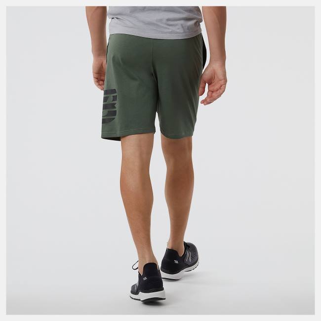 New Balance Heathertech Knit Shorts Herr Mörkolivgröna Gröna | NB980PZL