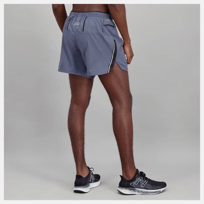 New Balance Impact Run 5 Inch Shorts Herr Marinblå | NB786ZTD