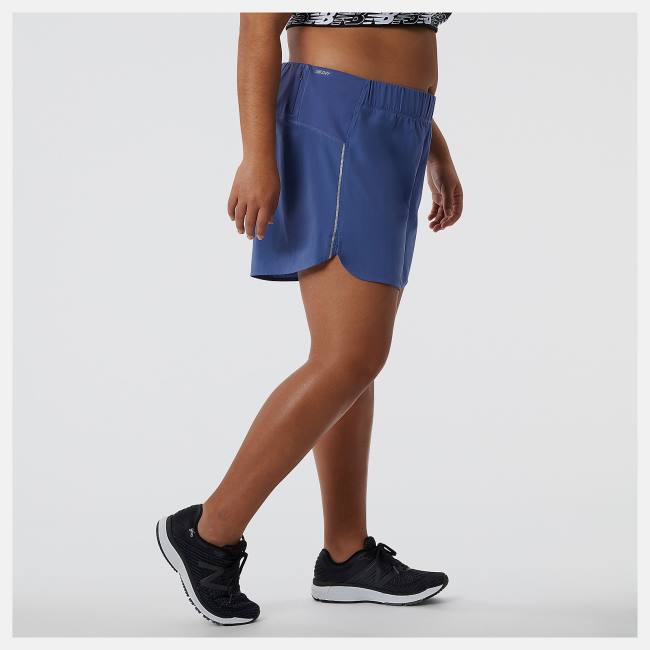 New Balance Impact Run 5in Shorts Dam Blå | NB549PGQ