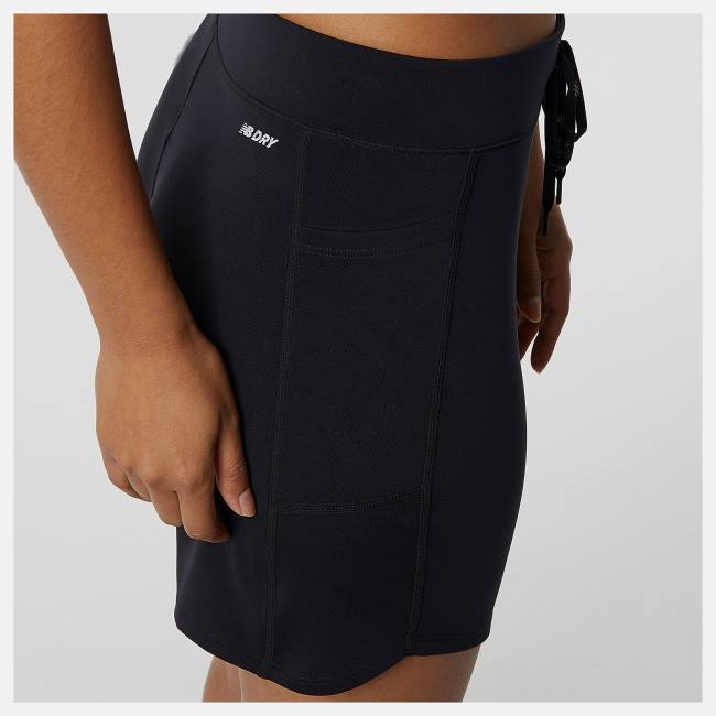 New Balance Impact Run 7 Inch Shorts Dam Svarta | NB051ZWR