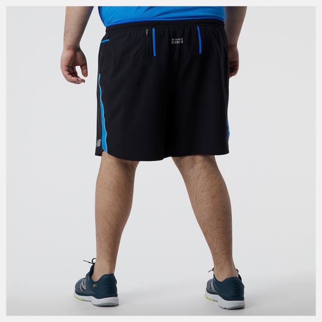 New Balance Impact Run 7 Inch Shorts Herr Blå | NB416ZFA