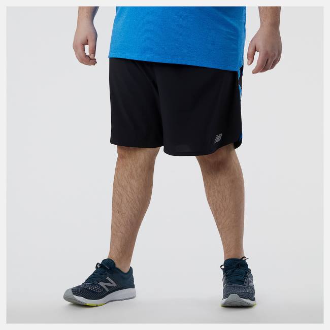 New Balance Impact Run 7 Inch Shorts Herr Blå | NB416ZFA