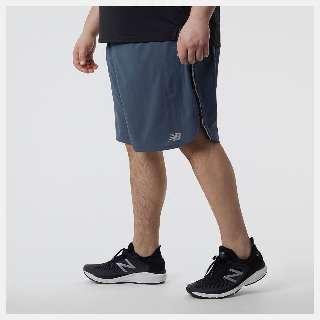 New Balance Impact Run 7 Inch Shorts Herr Marinblå | NB519BUG