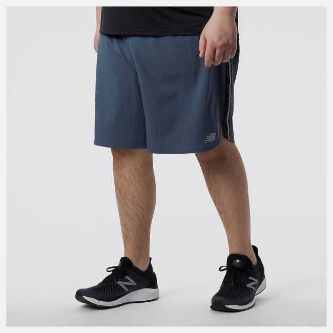 New Balance Impact Run 7 Inch Shorts Herr Marinblå | NB519BUG