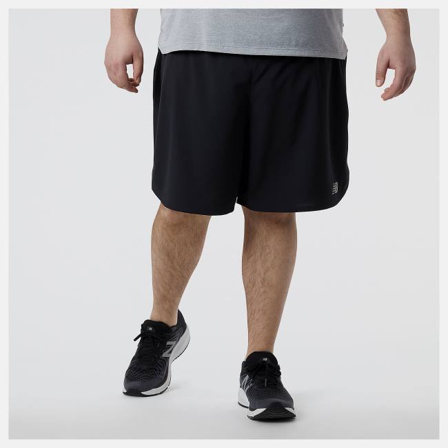 New Balance Impact Run 7 Inch Shorts Herr Svarta | NB735OFQ