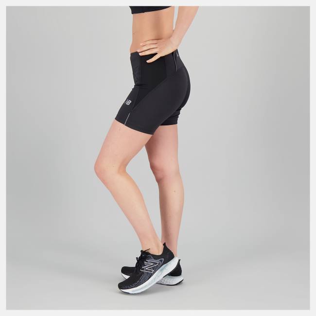 New Balance Impact Run Fitted Shorts Dam Svarta | NB620HRG